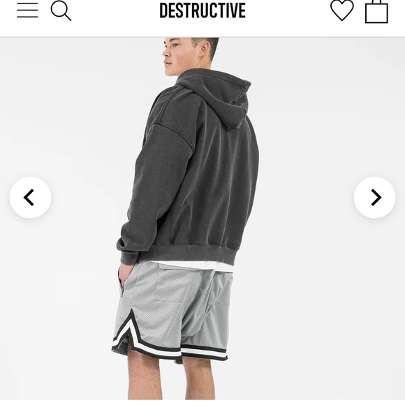 Destructive sports mesh shorts - Picture 4 of 4